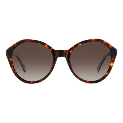 Kate Spade Women’s Sunglasses – Brown Cat-Eye Frame, Dark Lenses