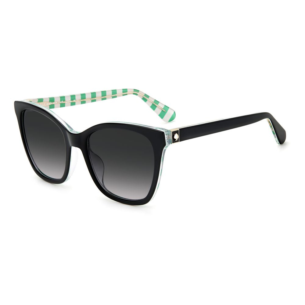 Kate Spade Women’s Sunglasses – Black Cat-Eye Frame, Gradient Lenses
