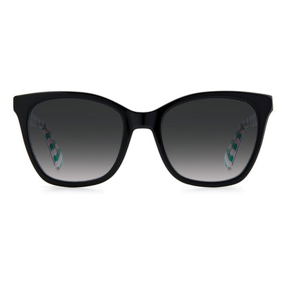 Kate Spade Women’s Sunglasses – Black Cat-Eye Frame, Gradient Lenses
