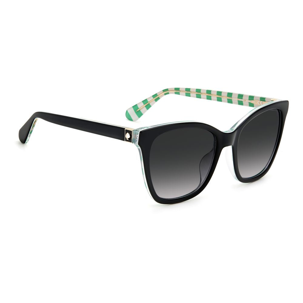 Kate Spade Women’s Sunglasses – Black Cat-Eye Frame, Gradient Lenses