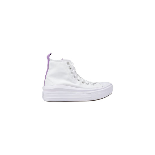 Converse White Chuck Taylor All Star Move Platform Sneakers