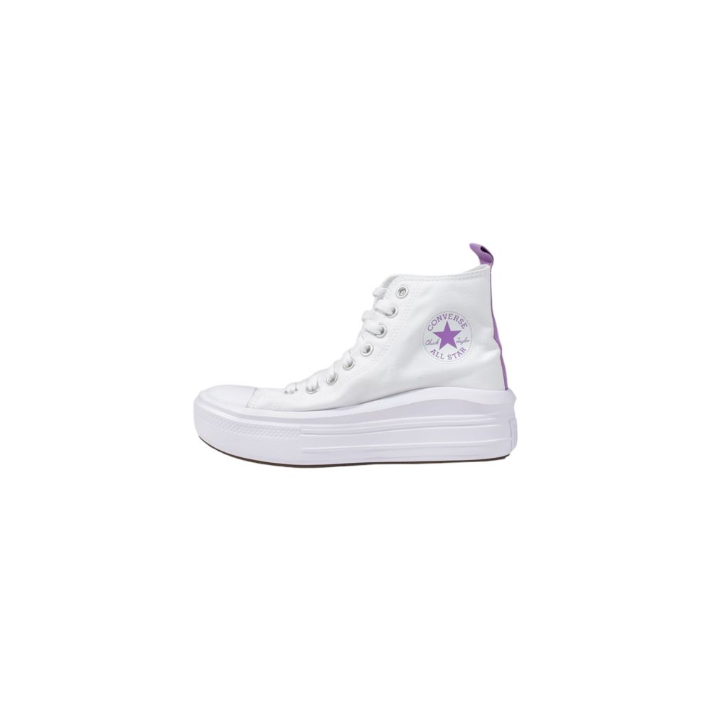 Converse White Chuck Taylor All Star Move Platform Sneakers
