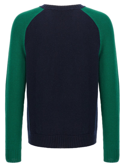Valentino Garavani Blue Virgin Wool Cardigan