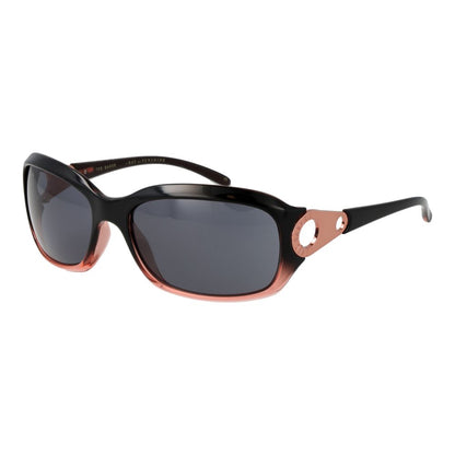Ted Baker Women’s Sunglasses – Black Rectangle Frame, Grey Lenses