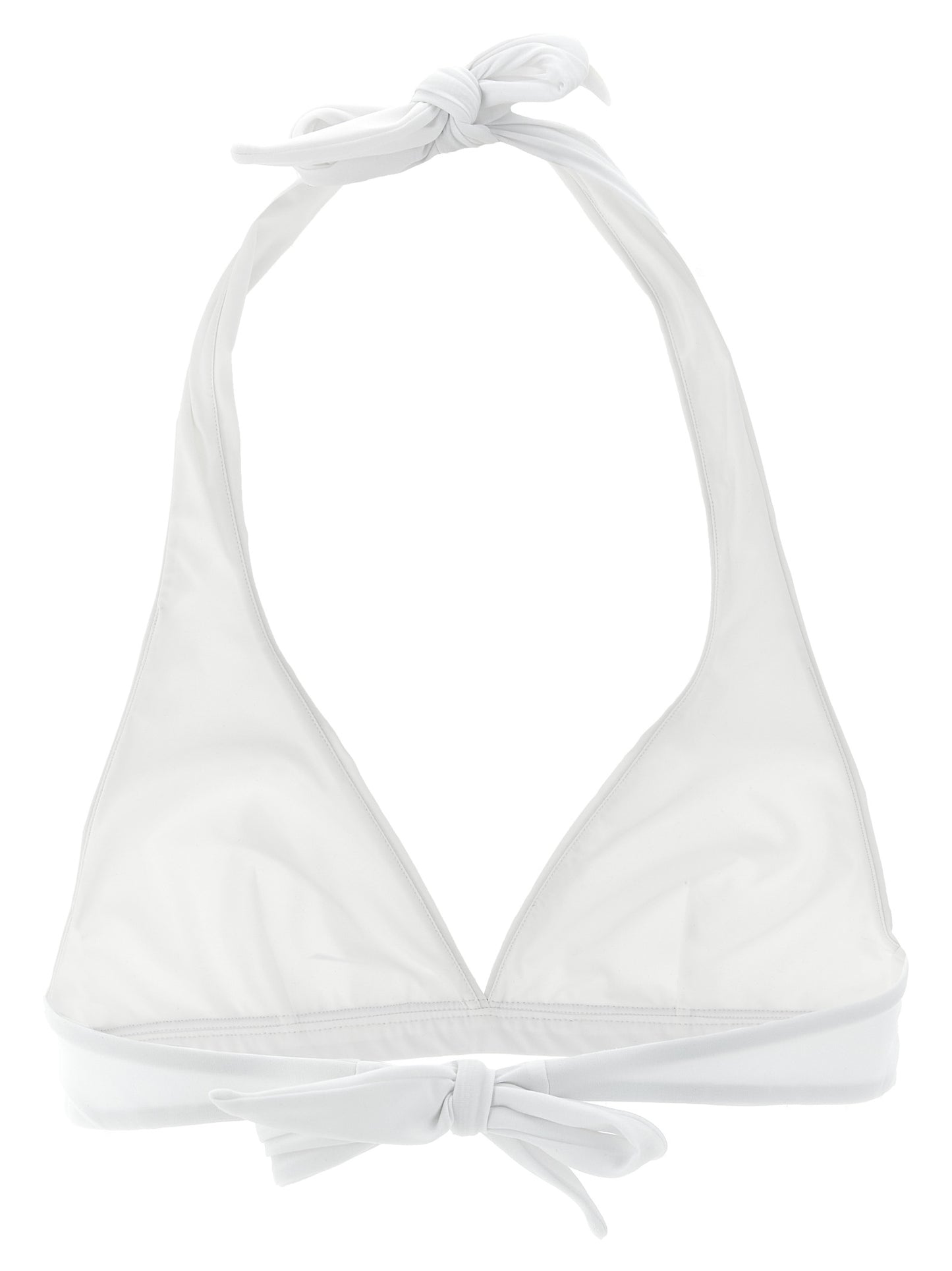 Brunello Cucinelli White Polyamide Bikini Top