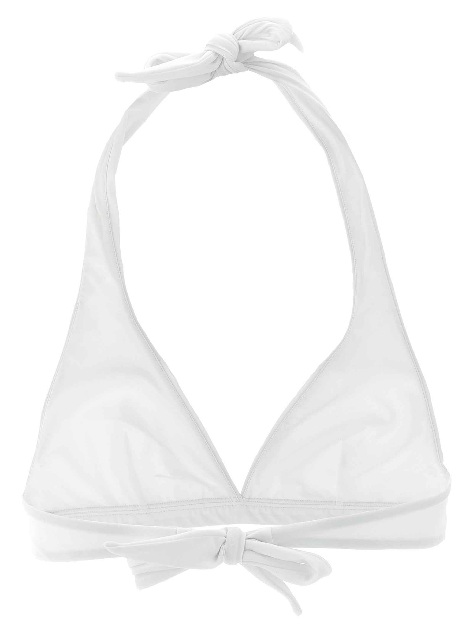 Brunello Cucinelli White Polyamide Bikini Top