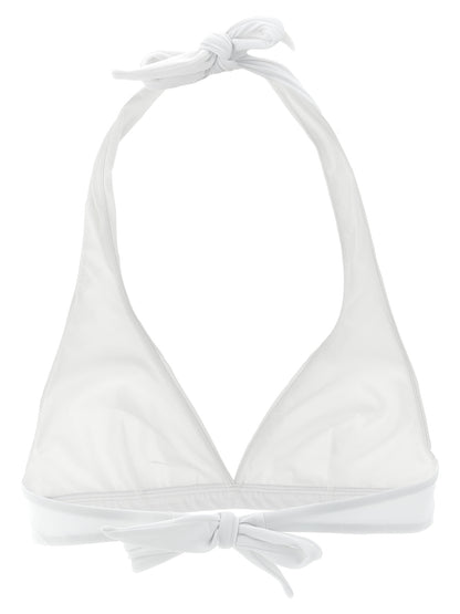 Brunello Cucinelli White Polyamide Bikini Top