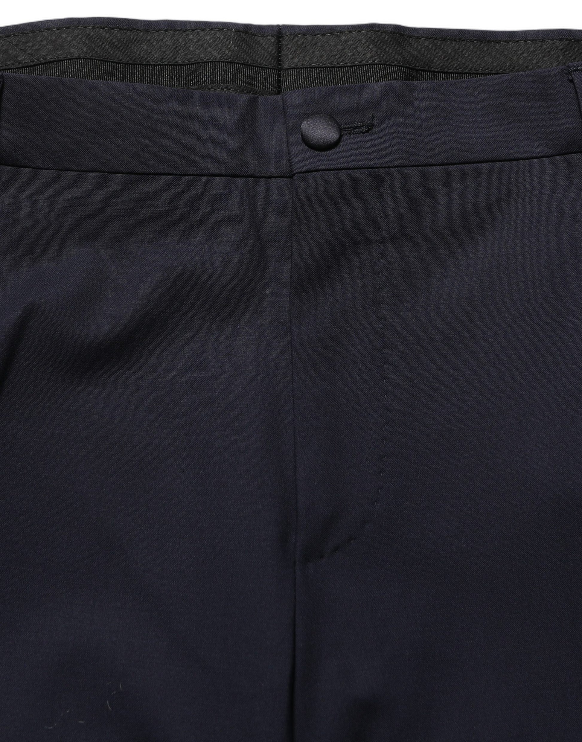 Dolce & Gabbana Dark Blue Single Breasted 2 Piece Men Suit