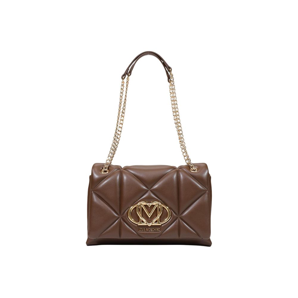 Love Moschino JC4041PP Brown Polyethylene Handbag