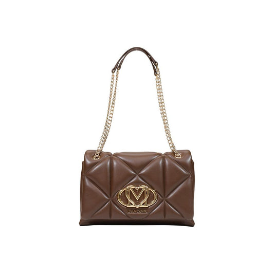 Love Moschino JC4041PP Brown Polyethylene Handbag