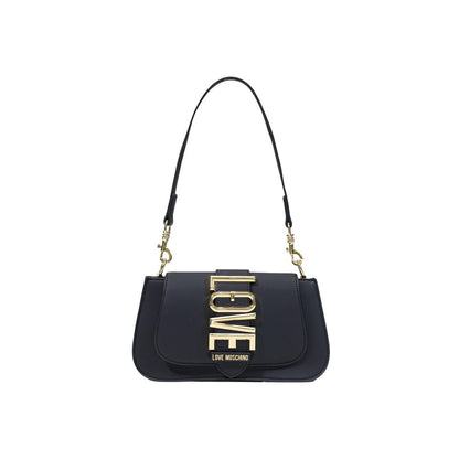 Love Moschino Black Polyethylene Handbag BORSA PU GRS JC4084PP1