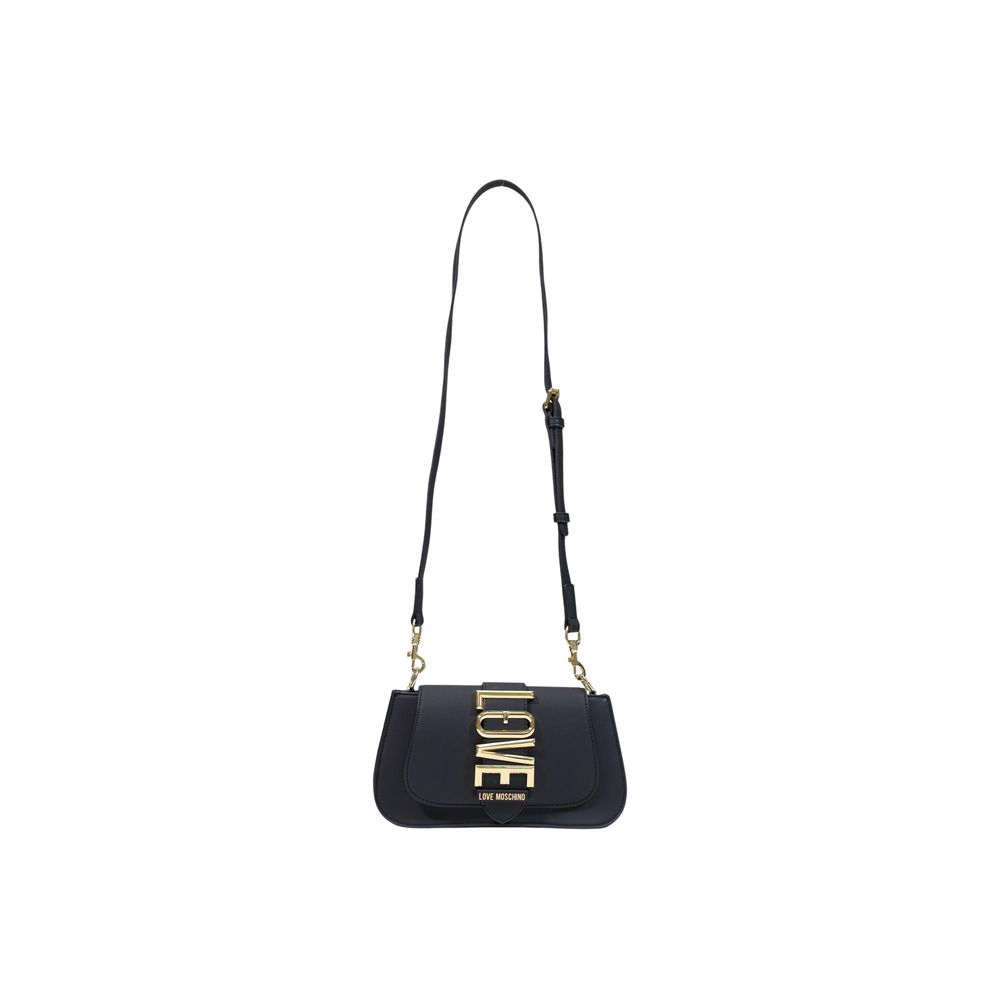 Love Moschino Black Polyethylene Handbag BORSA PU GRS JC4084PP1