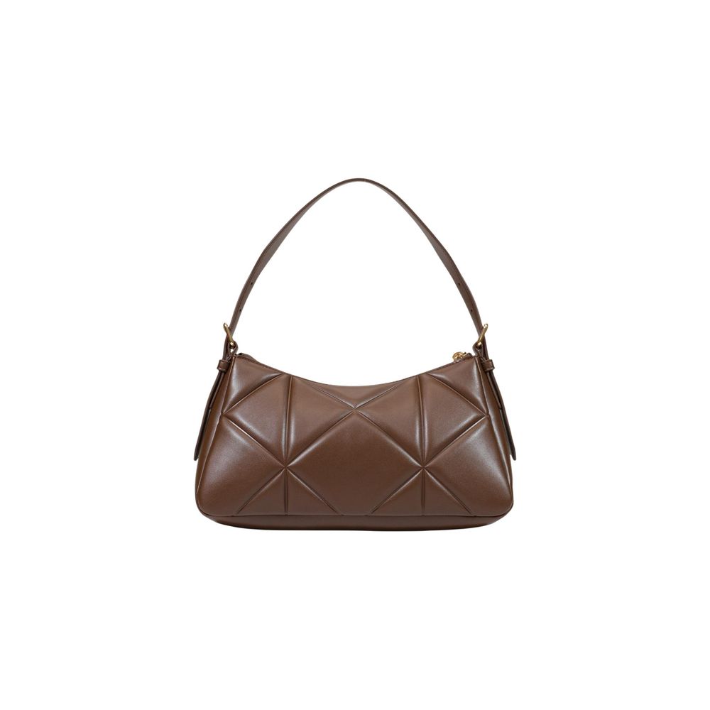 Love Moschino Brown Polyethylene Handbag - BORSA PU EMBOSSED JC4032PP1