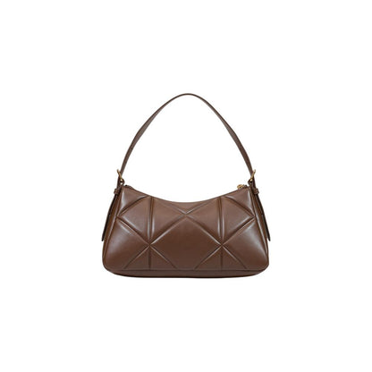 Love Moschino Brown Polyethylene Handbag - BORSA PU EMBOSSED JC4032PP1