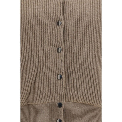 Brunello Cucinelli Beige Cashmere Bomber - Women's M