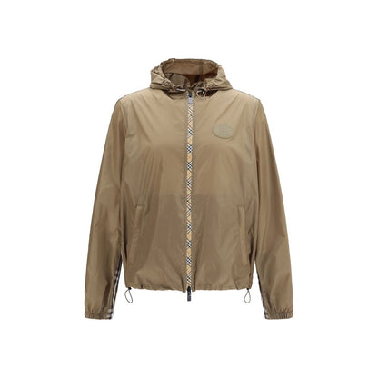 Burberry Brown Nylon Shell Jacket for Men