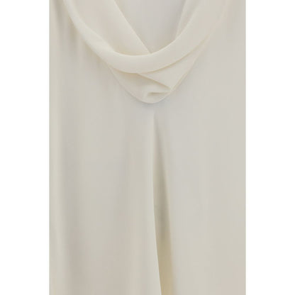 Brunello Cucinelli Beige Silk Blouse - Women's S