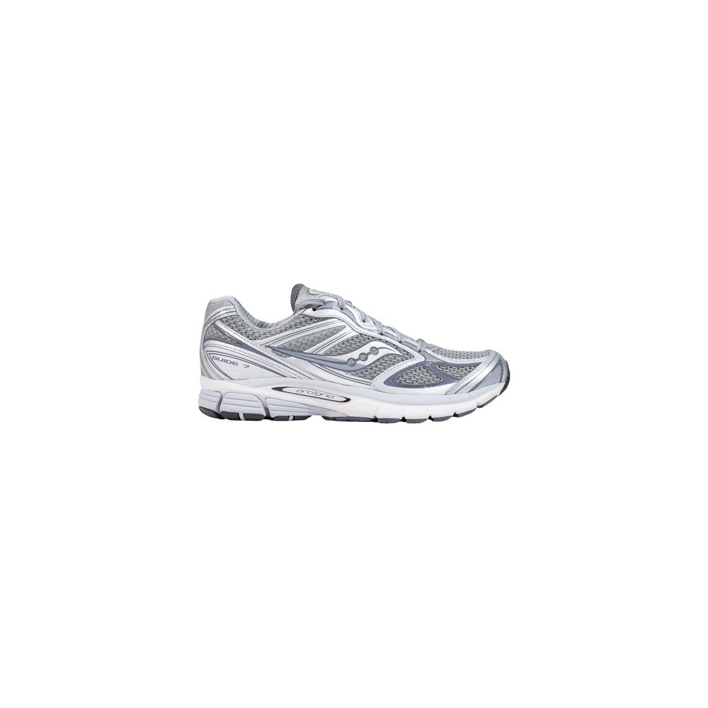 Saucony PROGRID GUIDE 7 Grey Textile Athletic Sneakers - Women’s