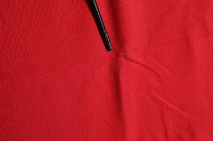 Dolce & Gabbana Red Cotton Graphic Print Crew Neck T-shirt