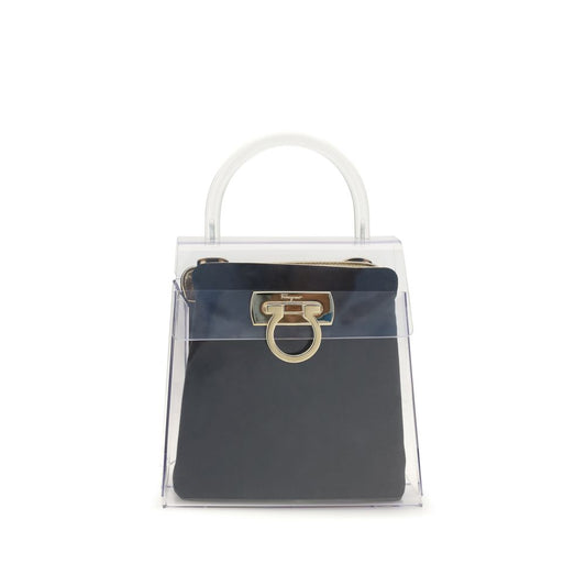 Ferragamo Black PVC Handbag