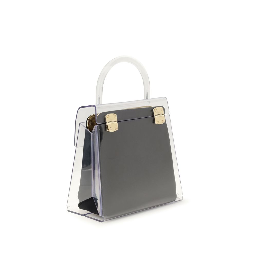 Ferragamo Black PVC Handbag