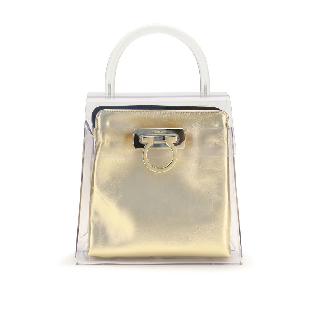 Ferragamo Black PVC Handbag