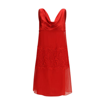Ferragamo Multicolor Silk Cocktail Dress IT40 | M, IT42 | L