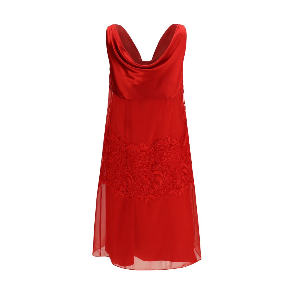 Ferragamo Multicolor Silk Cocktail Dress IT40 | M, IT42 | L