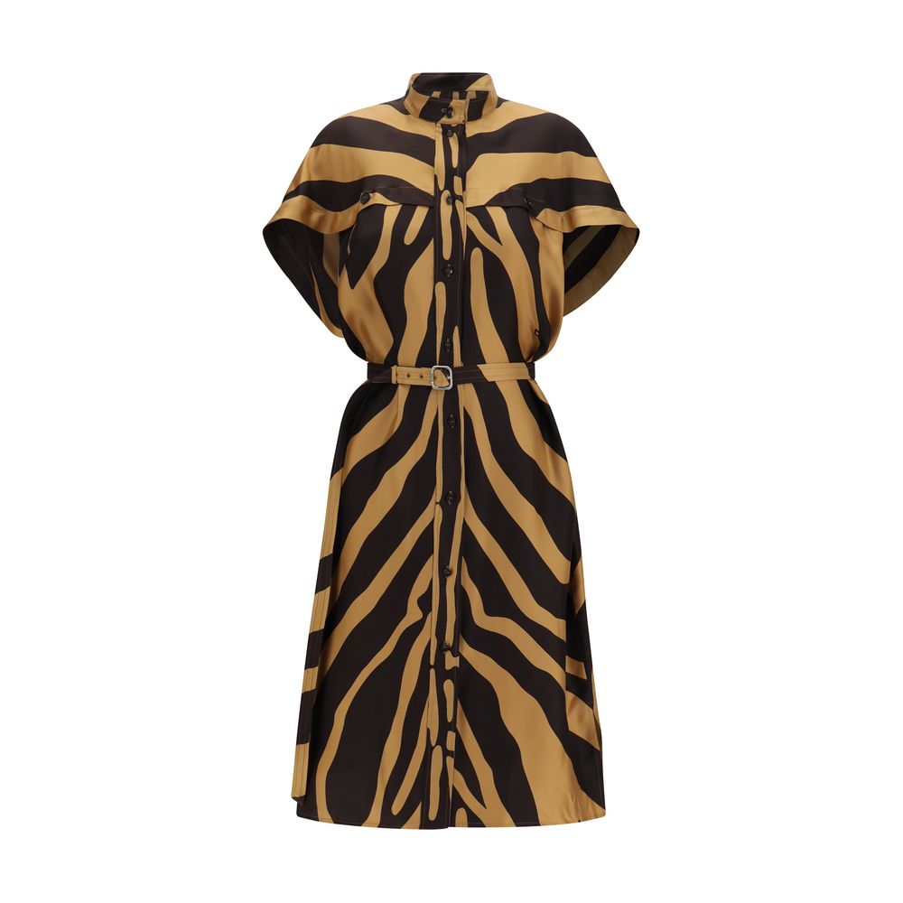 Ferragamo Multicolor Viscose Casual Dress IT40 | M, IT42 | L