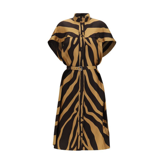 Ferragamo Multicolor Viscose Casual Dress IT40 | M, IT42 | L