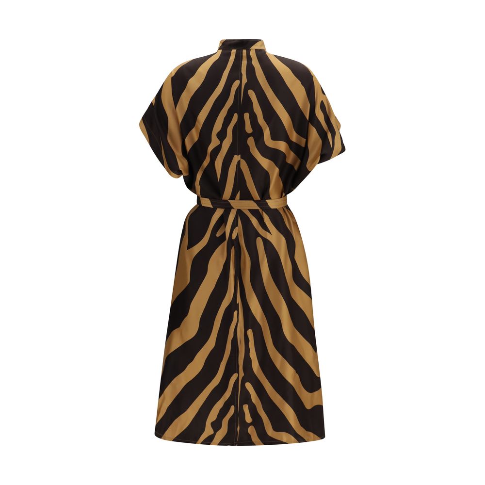 Ferragamo Multicolor Viscose Casual Dress IT40 | M, IT42 | L