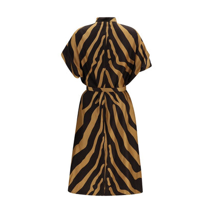 Ferragamo Multicolor Viscose Casual Dress IT40 | M, IT42 | L