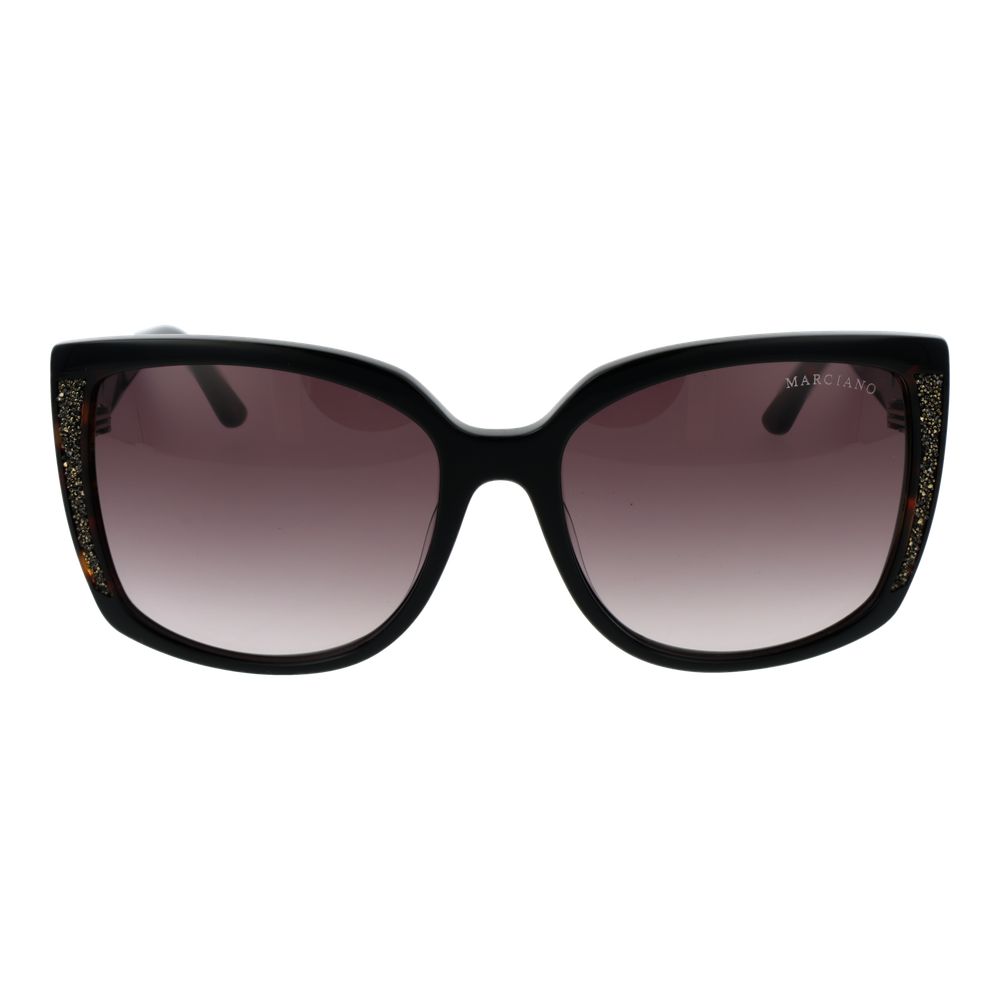 Marciano by Guess Women’s Sunglasses – Brown Butterfly Frame, Gradient Lenses