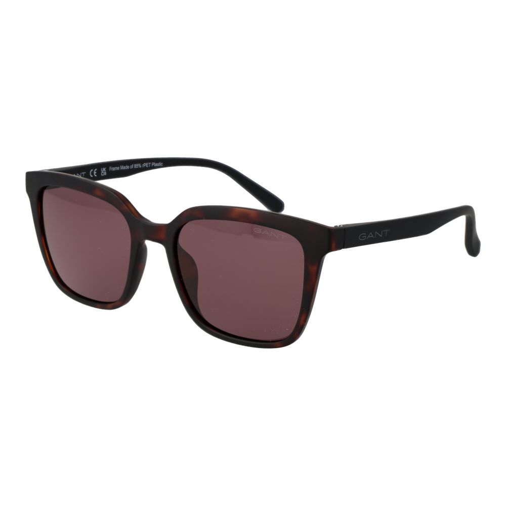Gant Unisex Sunglasses – Brown Full-Rim Frame, Brown Lenses