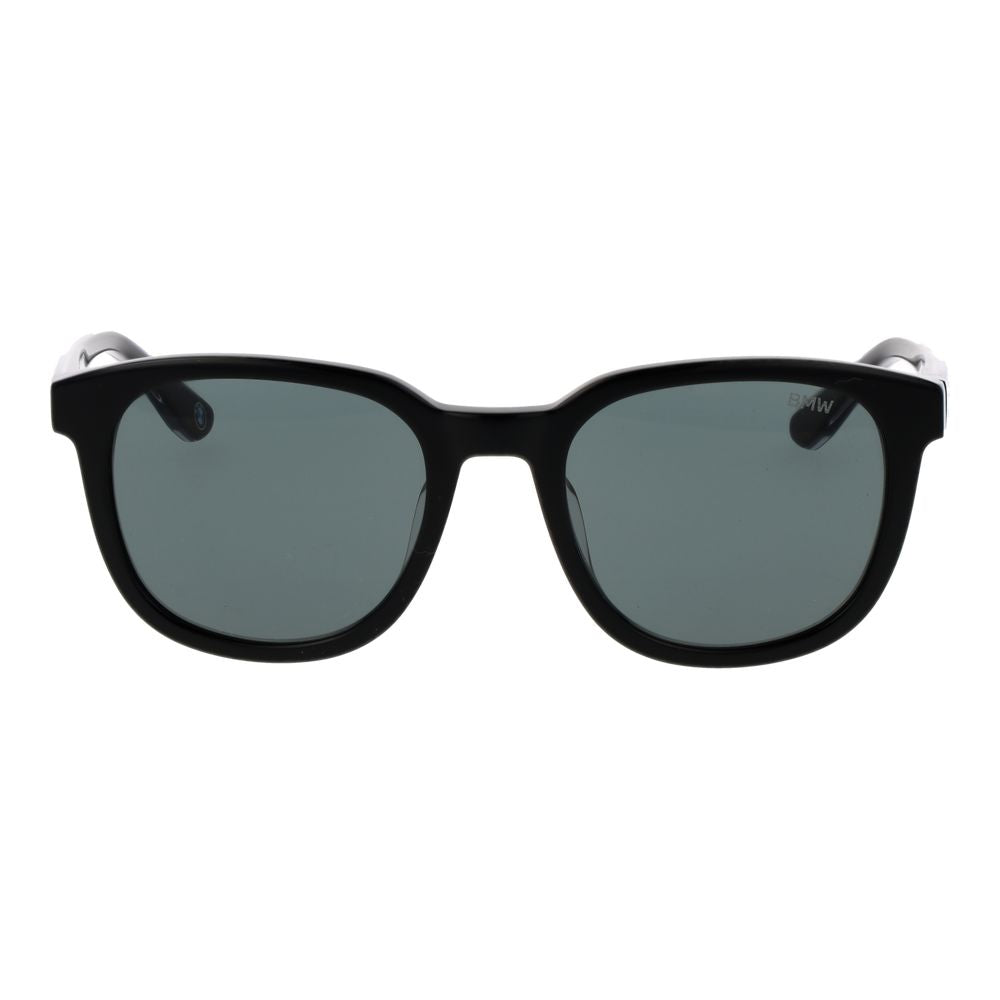 BMW Men’s Sunglasses – Black Full-Rim Frame, Grey Lenses