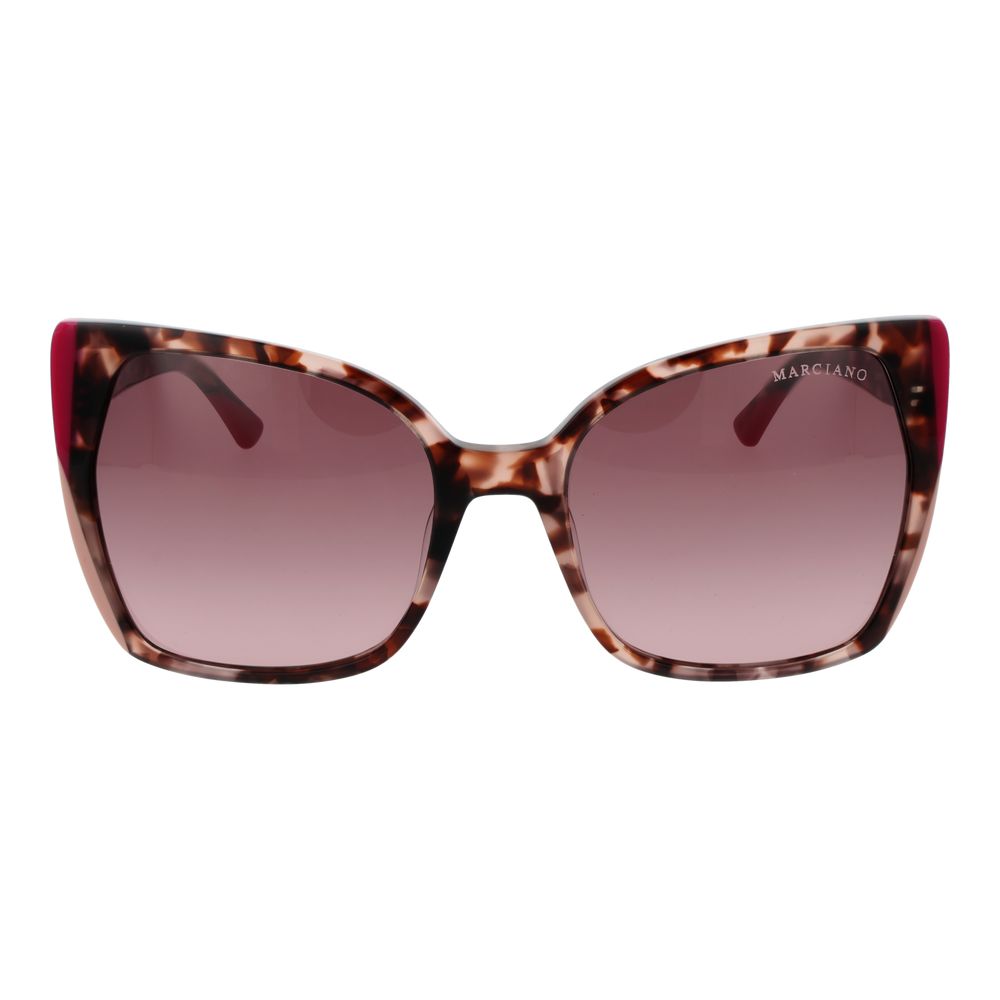 Marciano by Guess Women’s Sunglasses – Brown Butterfly Frame, Gradient Lenses
