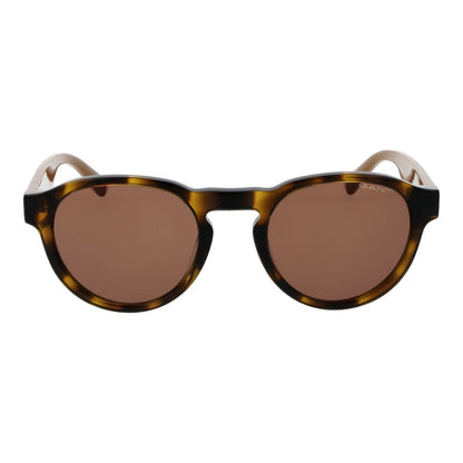 Gant Men’s Sunglasses – Brown Panto Frame, Yellow Lenses