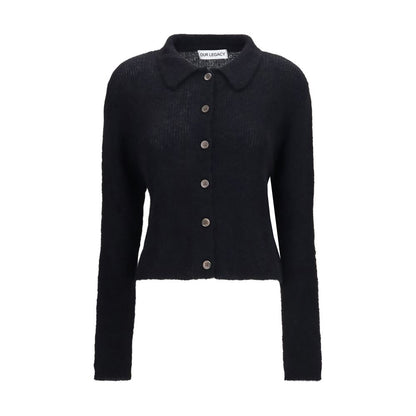 Our Legacy Black Alpaca Vicugna Pacos Polo Shirt IT36 | XS, IT38 | S, IT40 | M