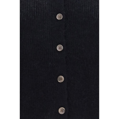 Our Legacy Black Alpaca Vicugna Pacos Polo Shirt IT36 | XS, IT38 | S, IT40 | M