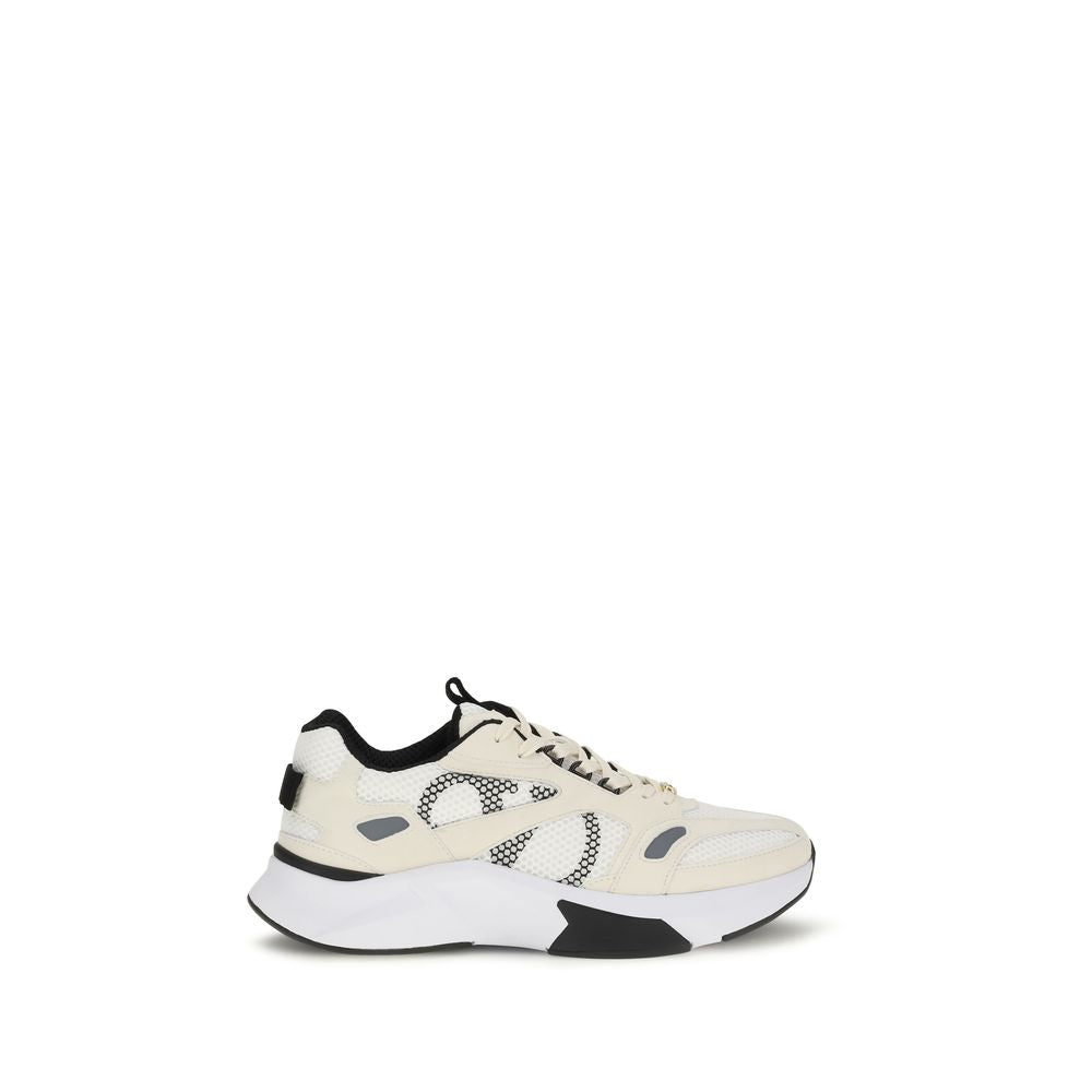 Valentino Garavani Demivee Mesh and Suede Sneakers