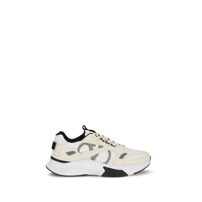 Valentino Garavani Demivee Mesh and Suede Sneakers