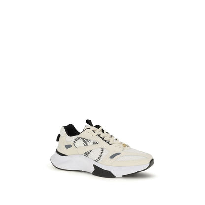 Valentino Garavani Demivee Mesh and Suede Sneakers