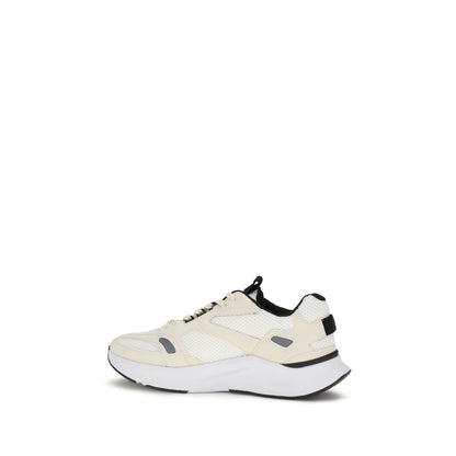 Valentino Garavani Demivee Mesh and Suede Sneakers