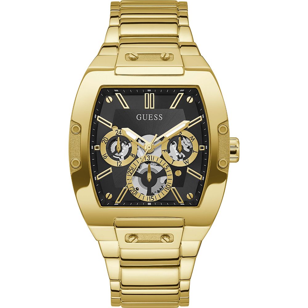 Guess Men’s Watch, Analog Dial, Gold Stainless Steel