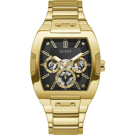 Guess Men’s Watch, Analog Dial, Gold Stainless Steel