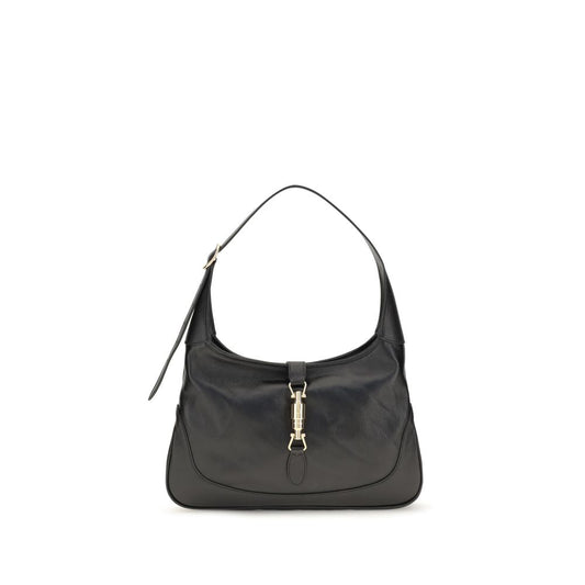 Gucci Jackie 1961 Shoulder Bag in Black Calf Leather Bos Taurus