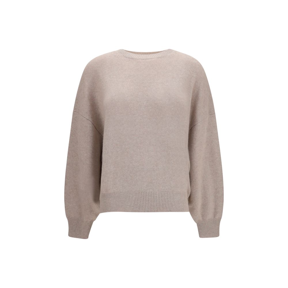 Lisa Yang Veira Beige Cashmere Sweater