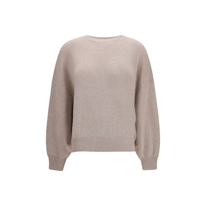 Lisa Yang Veira Beige Cashmere Sweater