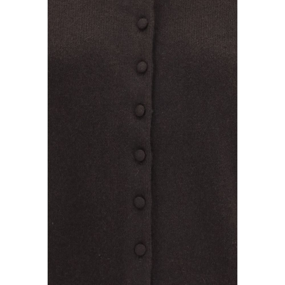 Lisa Yang Denie Brown Cashmere Cardigan