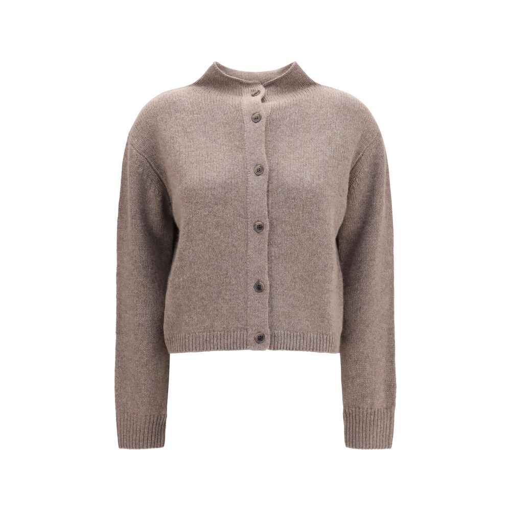 Lisa Yang Zirelle Cardigan in Beige Cashmere